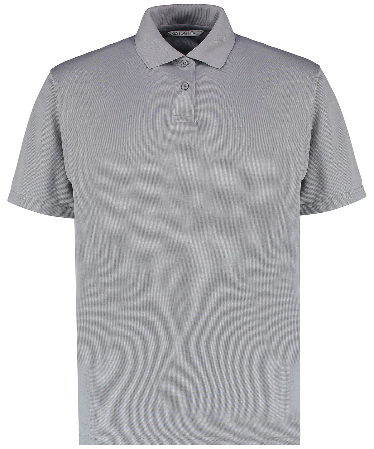 Pólóbolur Kustom Kit KK444 – Heather Grey Solid – 3XL