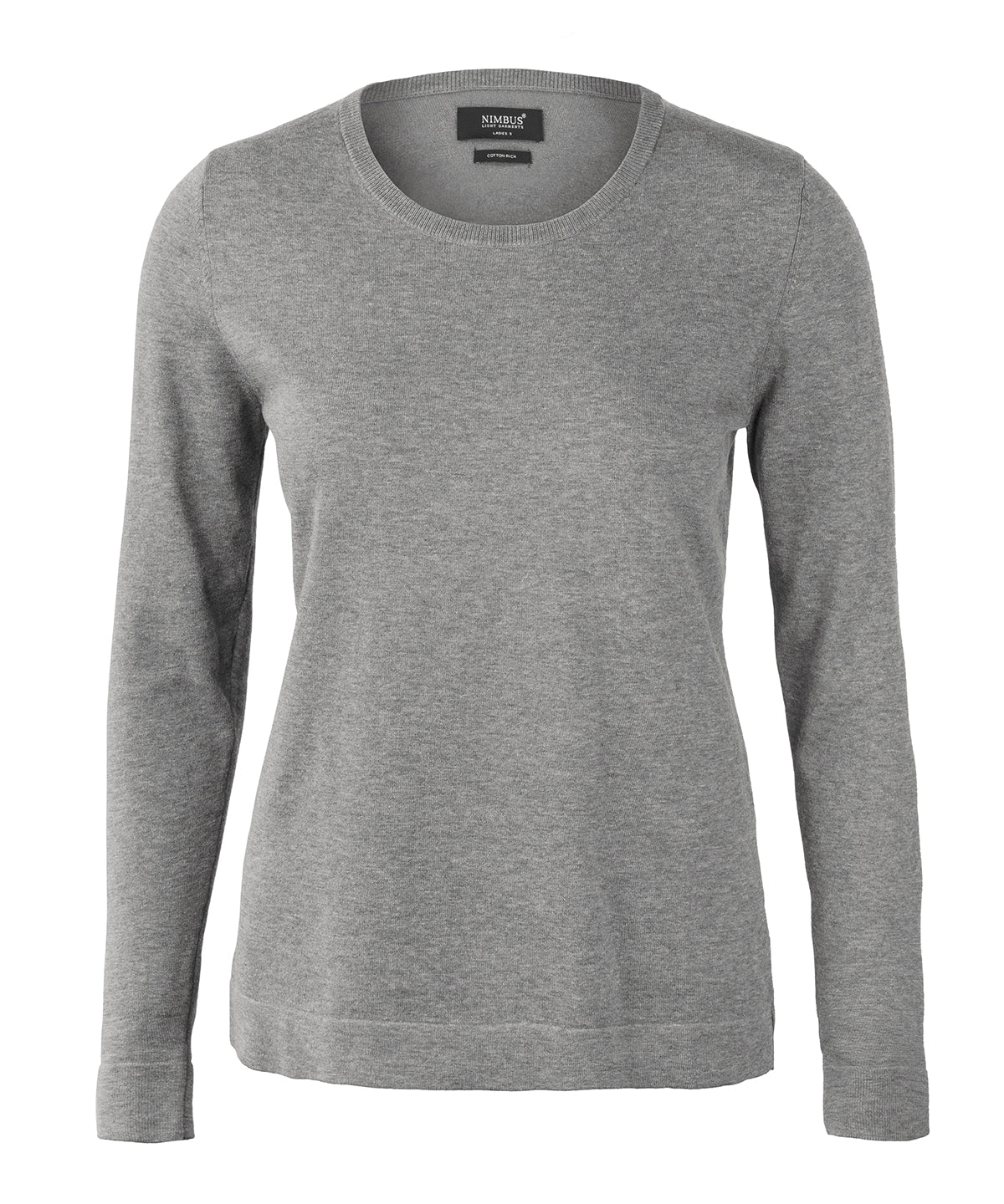 Prjónapeysa Nimbus NB94F – Grey Melange – 3XL