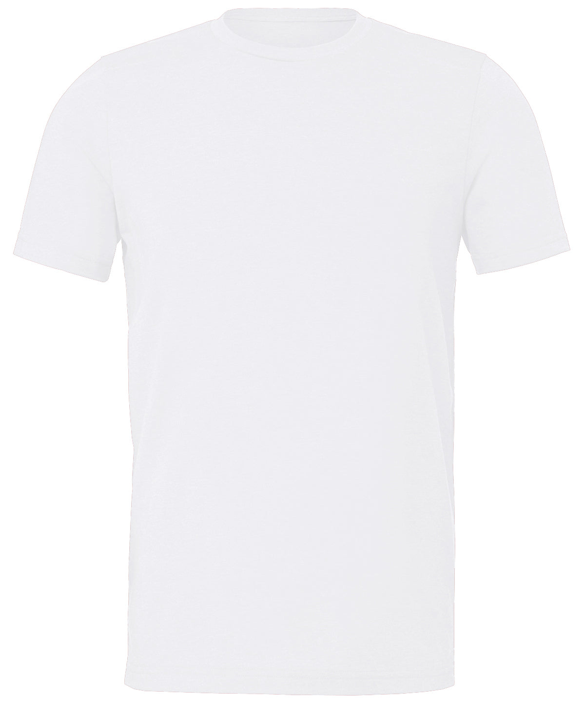 Stuttermabolur Bella Canvas CV011 – Solid White Blend – 2XL