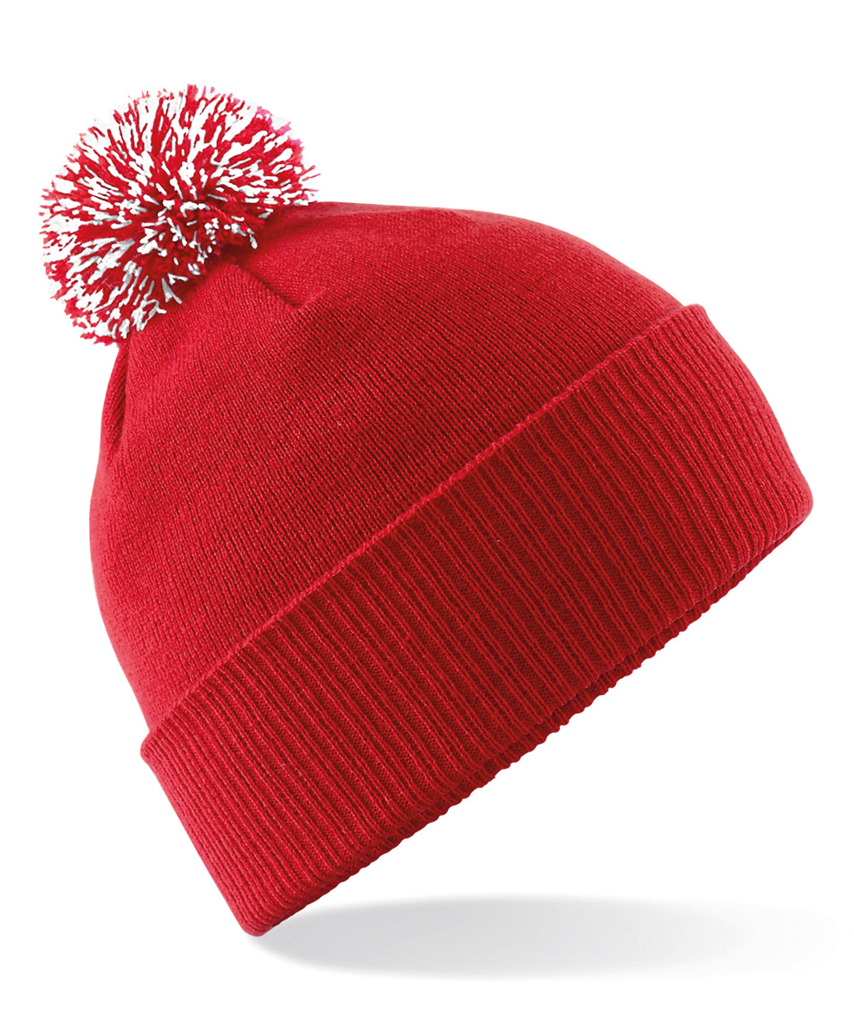 Húfa Beechfield BC450 – Classic Red/White – One size