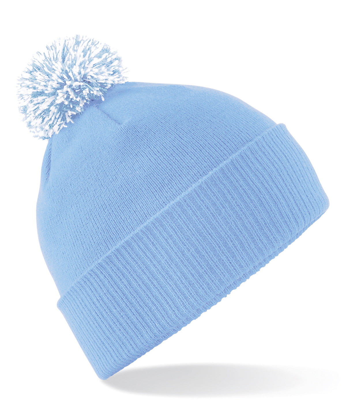 Húfa Beechfield BC450 – Sky Blue/White – One size