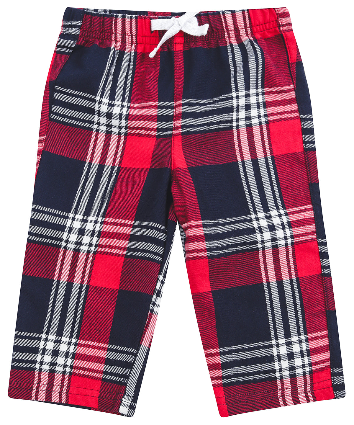 Þægindabuxur Larkwood LW83T – Red/Navy Check – 3/4 Years