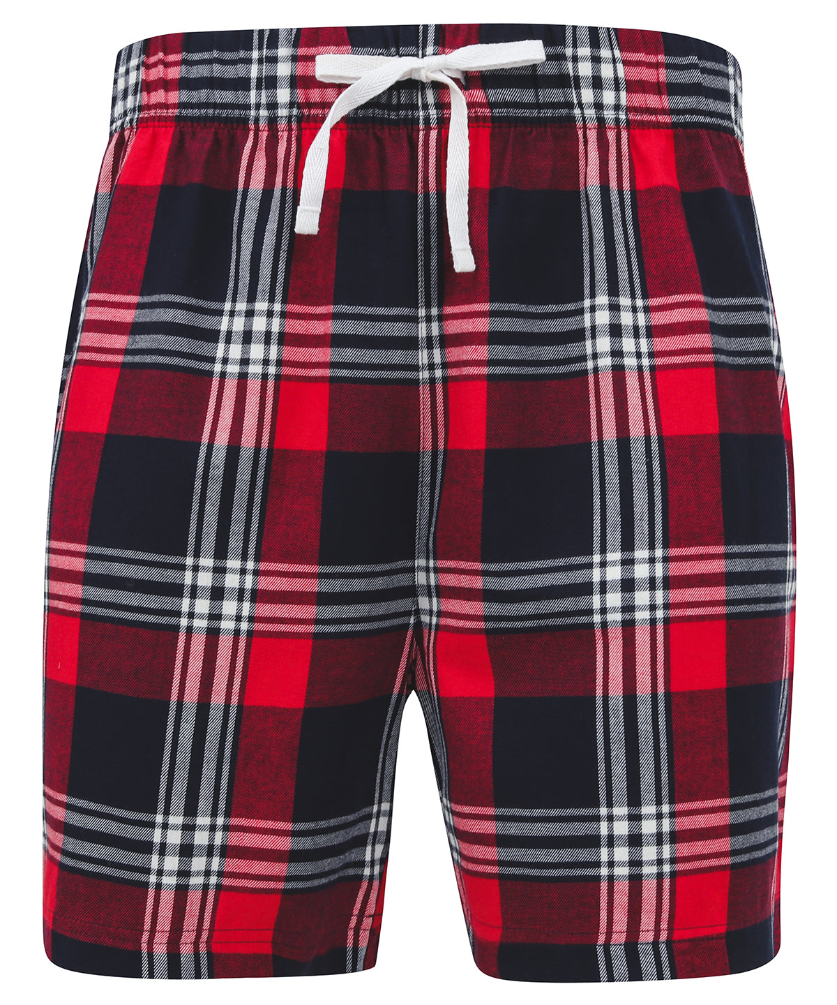 Stuttbuxur SF SFM82 – Red/Navy Check – 2XL