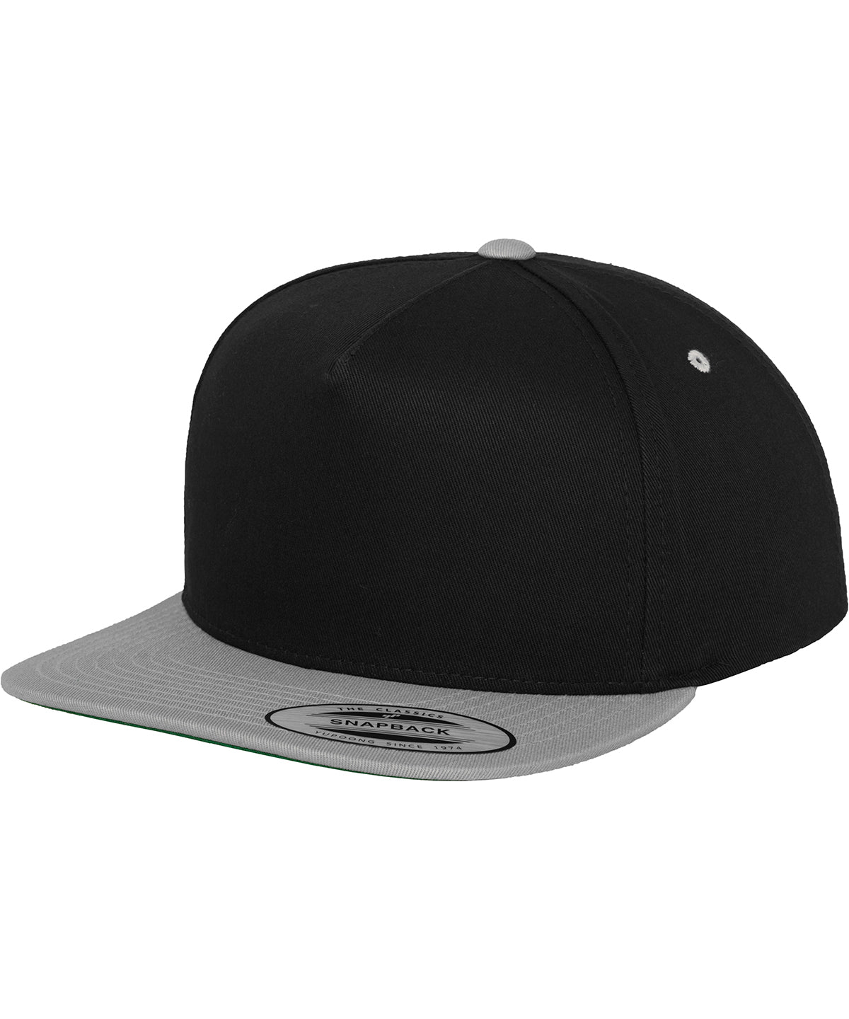 Derhúfa Flexfit by Yupoong YP078 – Black/Silver – One size