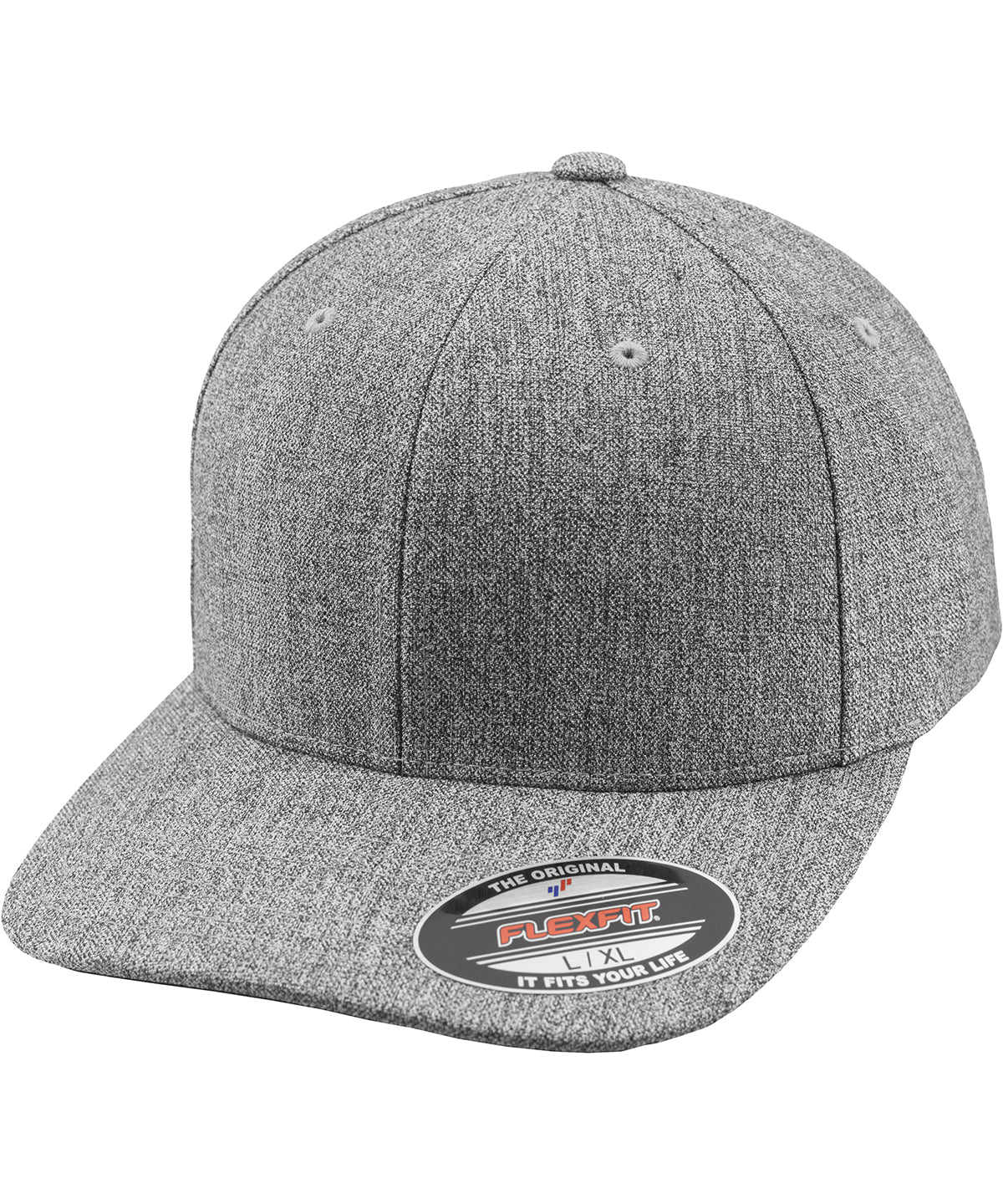 Derhúfa Flexfit by Yupoong YP117 – Heather Grey – L/XL