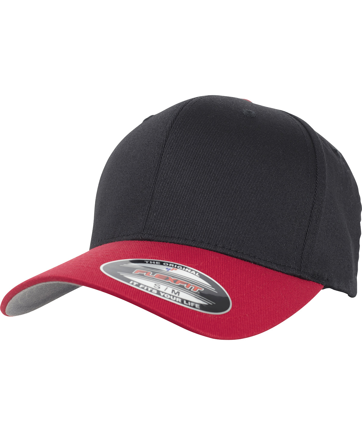 Derhúfa Flexfit by Yupoong YP120 – Black/Red – L/XL