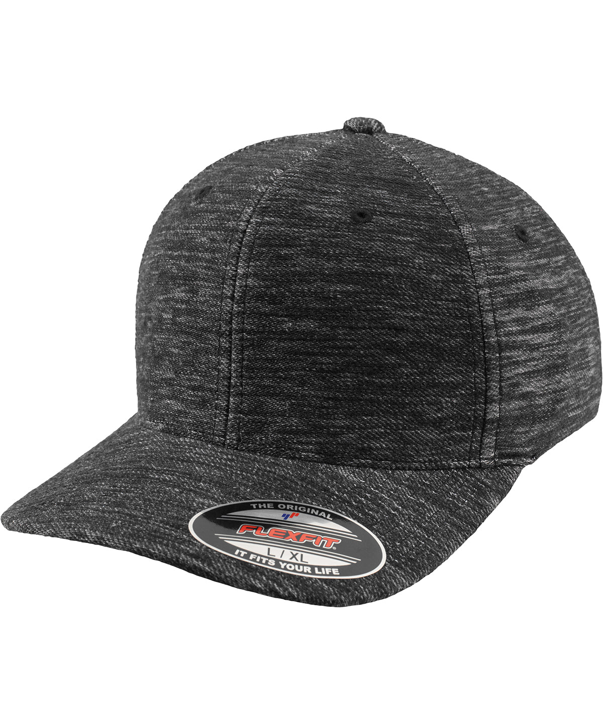 Derhúfa Flexfit by Yupoong YP121 – Grár – L/XL