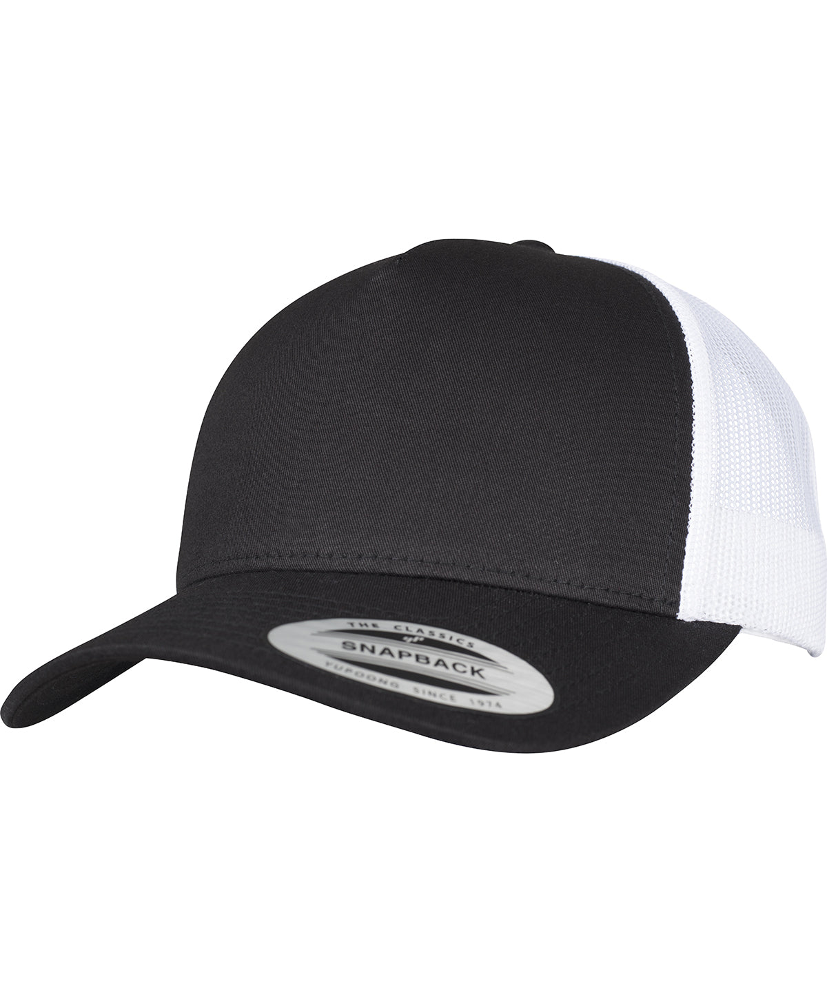 Derhúfa Flexfit by Yupoong YP125 – Black/White – One size