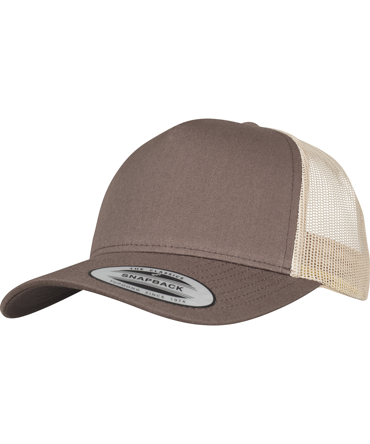 Derhúfa Flexfit by Yupoong YP125 – Brown/Khaki – One size