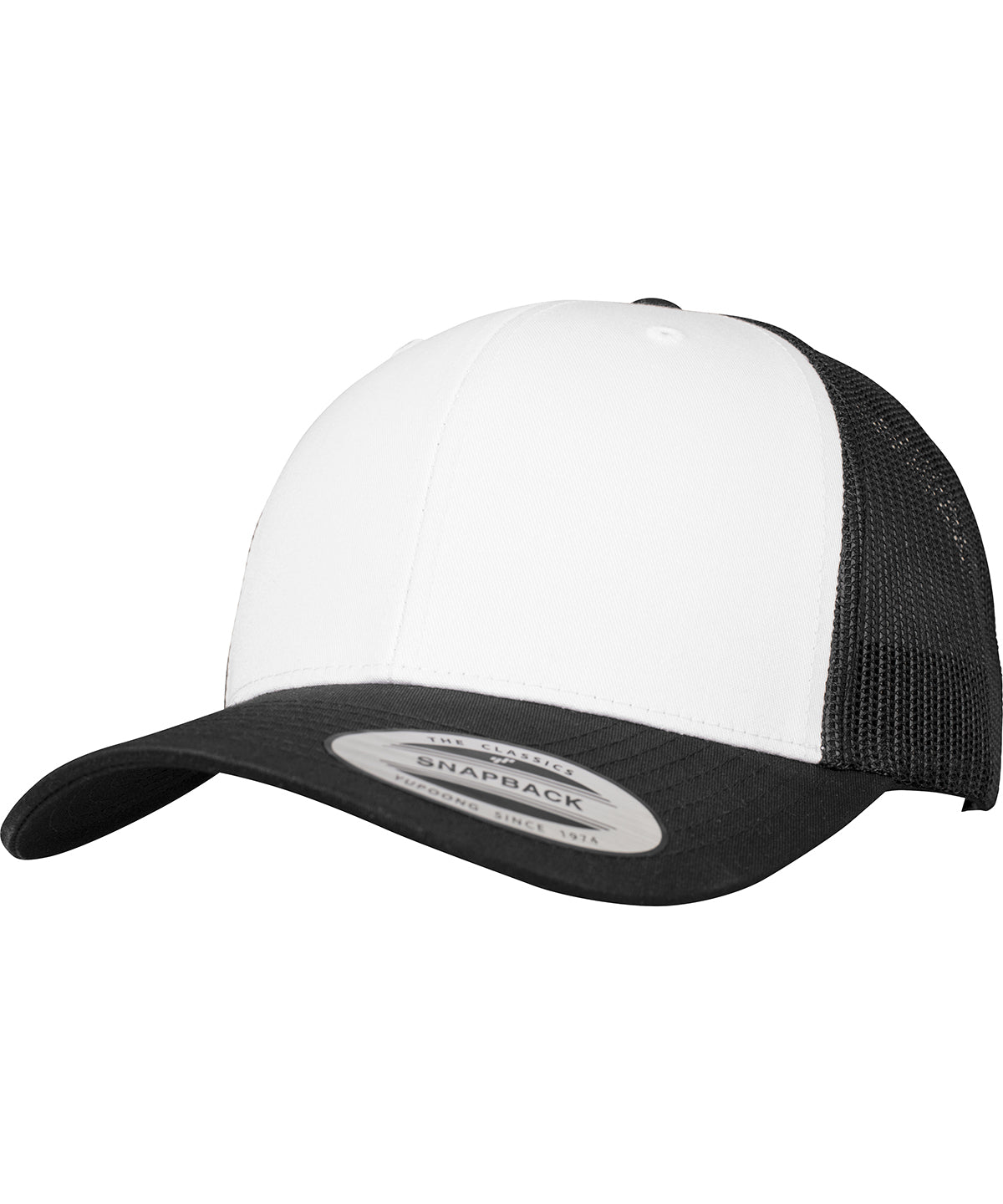 Derhúfa Flexfit by Yupoong YP129 – Black/White/Black – One size