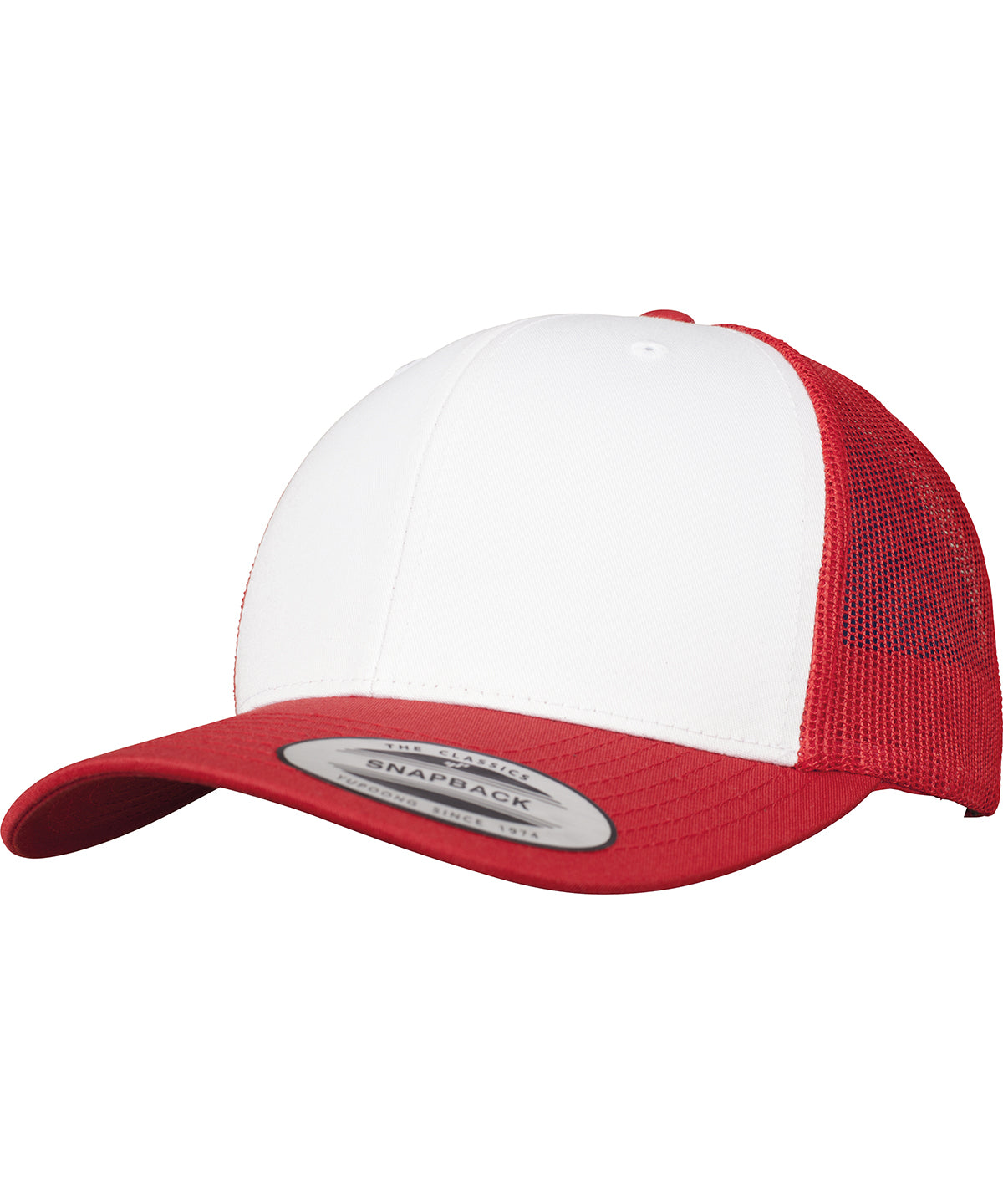 Derhúfa Flexfit by Yupoong YP129 – Red/White/Red – One size