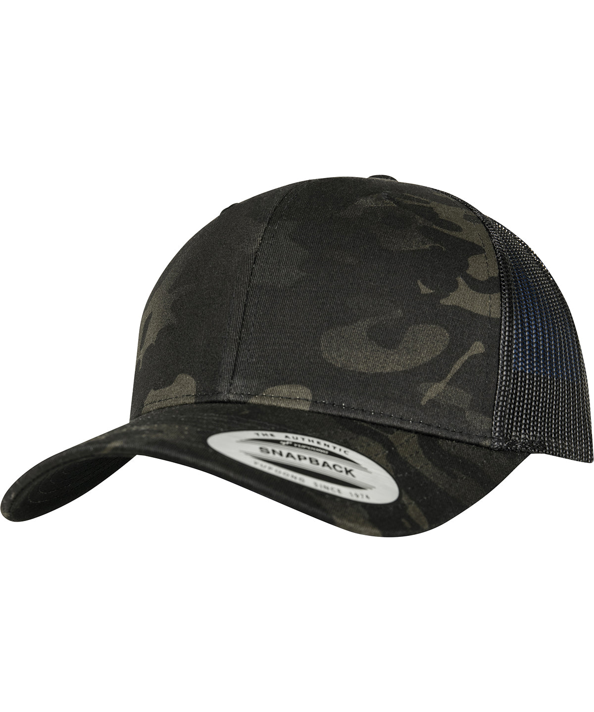 Derhúfa Flexfit by Yupoong YP131 – Black Multicam – One size