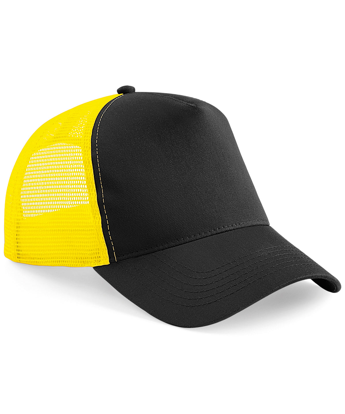 Derhúfa Beechfield BC640 – Black/Yellow – One size
