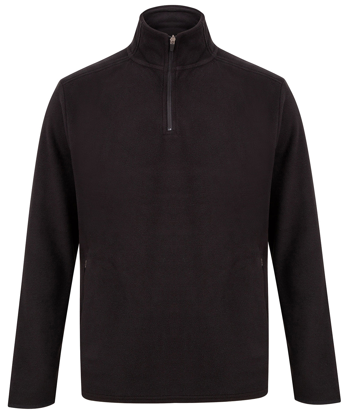 Flíspeysa Henbury HB858 – Svartur – 4XL