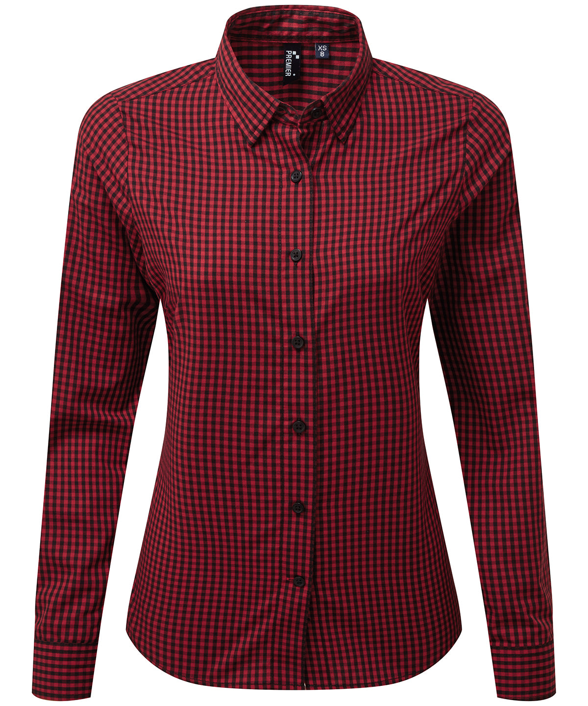 Skyrta Premier PR352 – Black/Red – 2XL