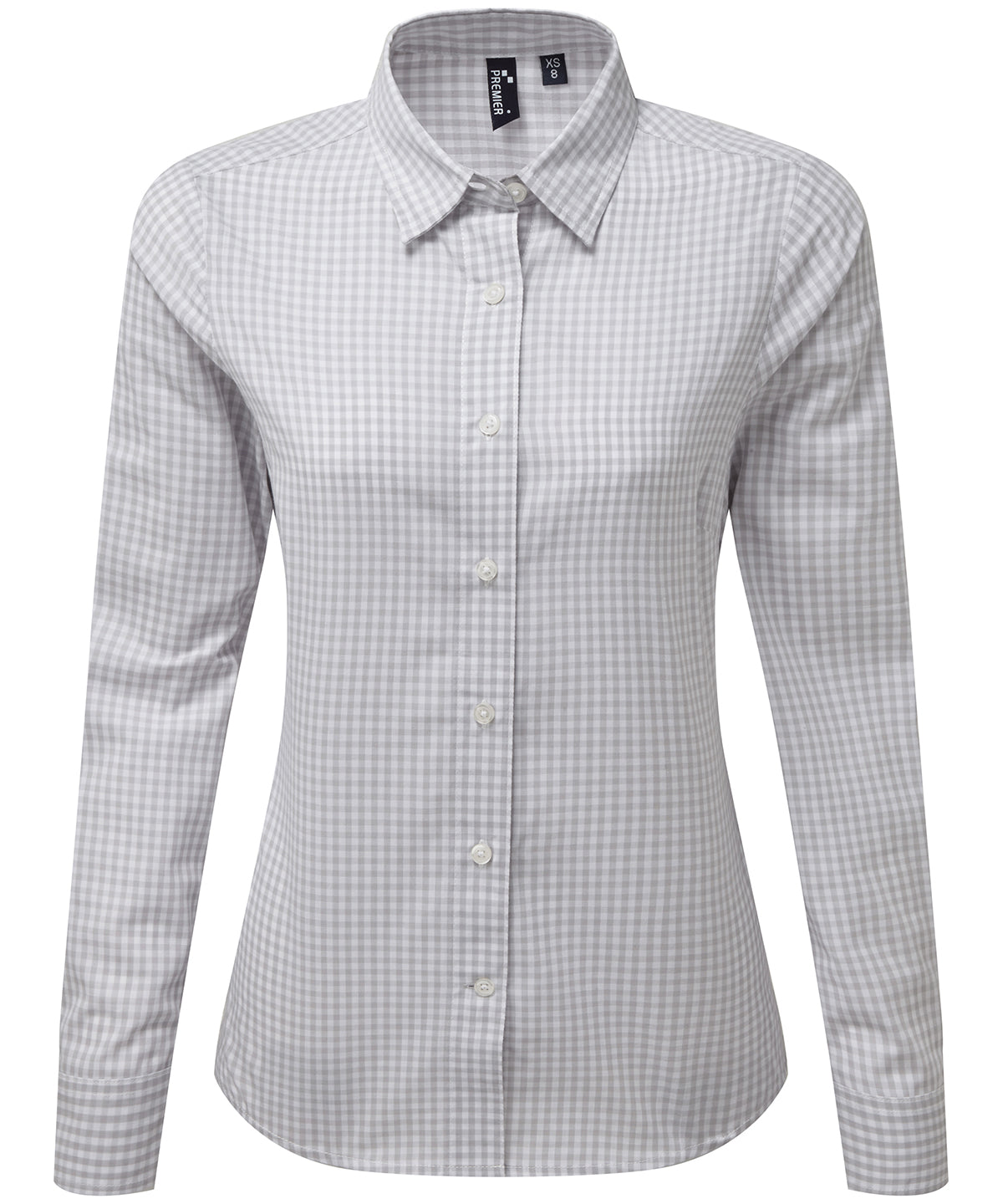 Skyrta Premier PR352 – Silver/White – 2XL