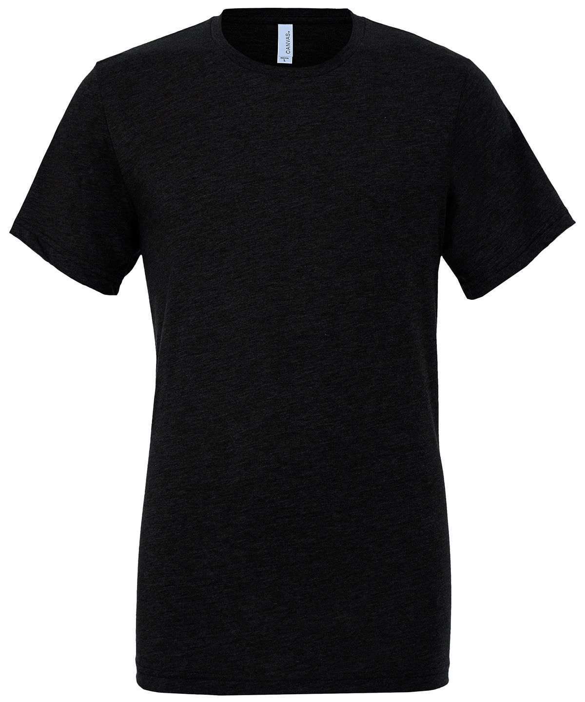 Stuttermabolur Bella Canvas CV003 – Solid Black Triblend – 2XL