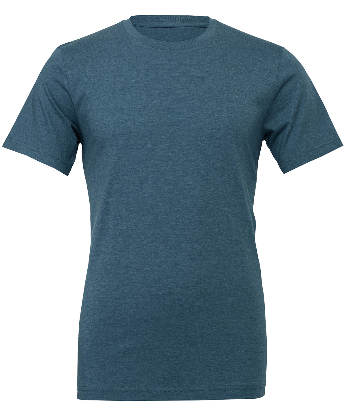 Stuttermabolur Bella Canvas CV01H – Heather Deep Teal – 2XL