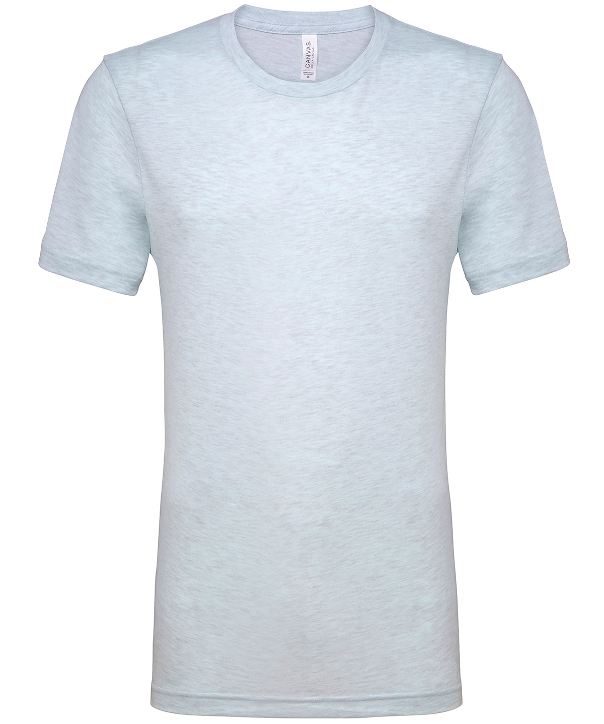 Stuttermabolur Bella Canvas CV01H – Heather Prism Ice Blue – 2XL