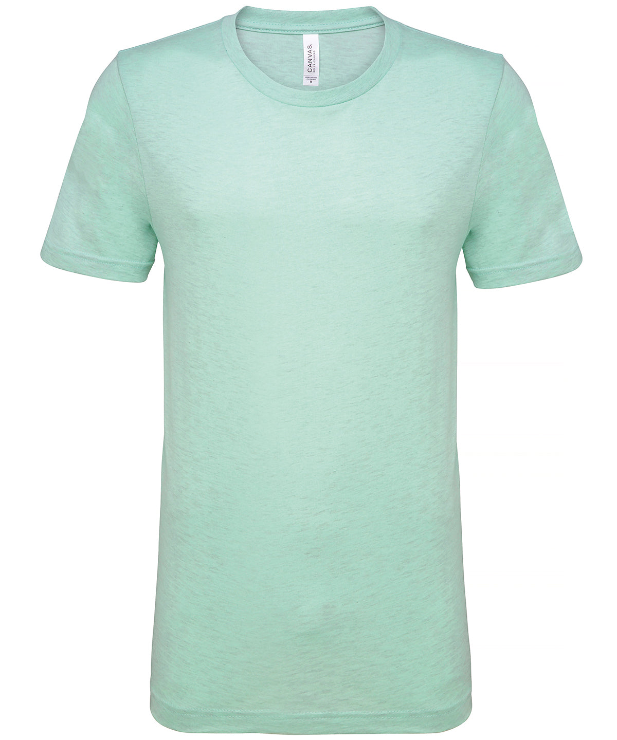 Stuttermabolur Bella Canvas CV01H – Heather Prism Mint – 2XL