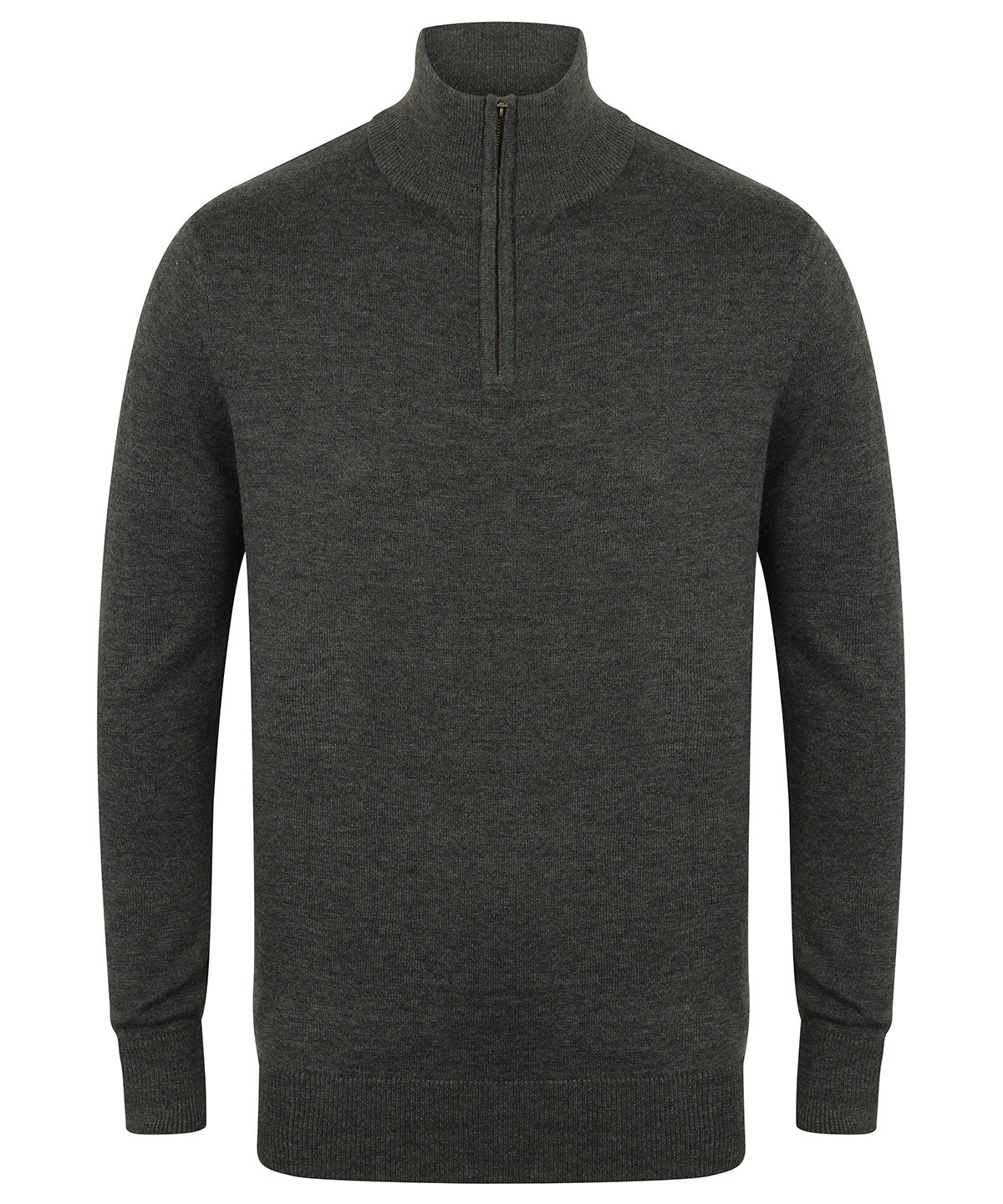 Prjónapeysa Henbury HB729 – Grey Marl – 4XL