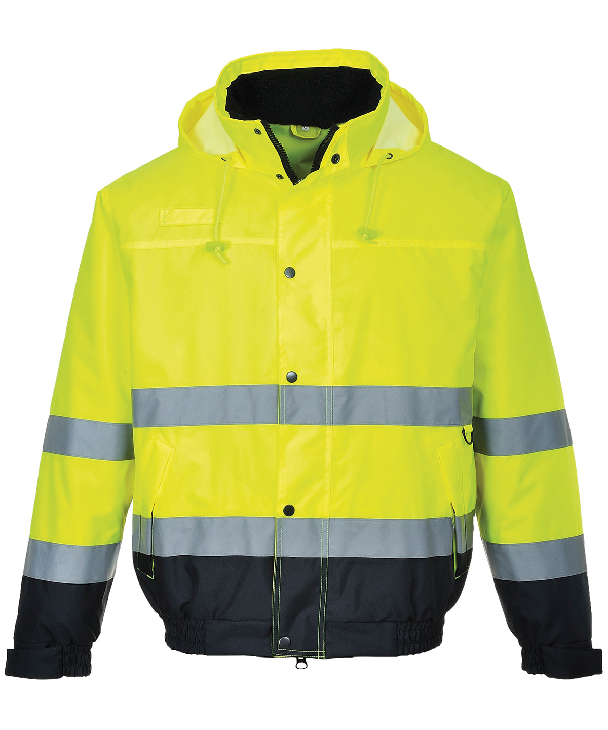 Jakki Portwest PW001 – Hi-Vis Yellow/Navy – 3XL