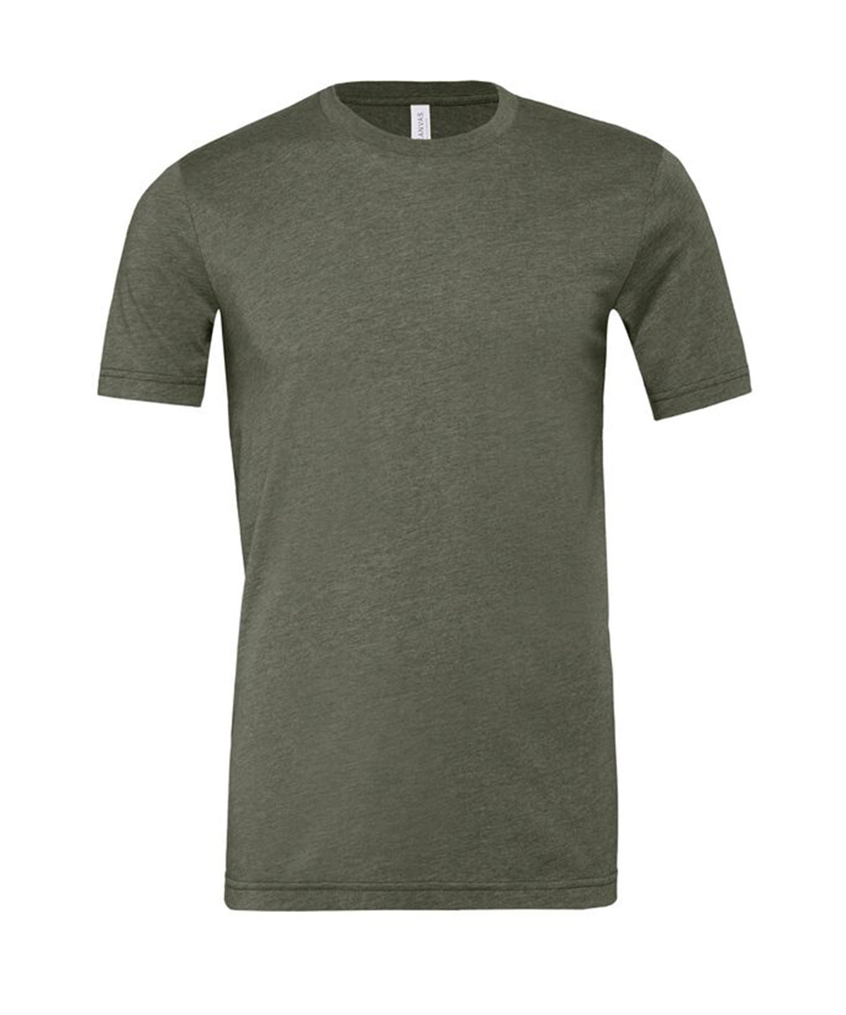 Stuttermabolur Bella Canvas CV01H – Heather Military Green – 2XL