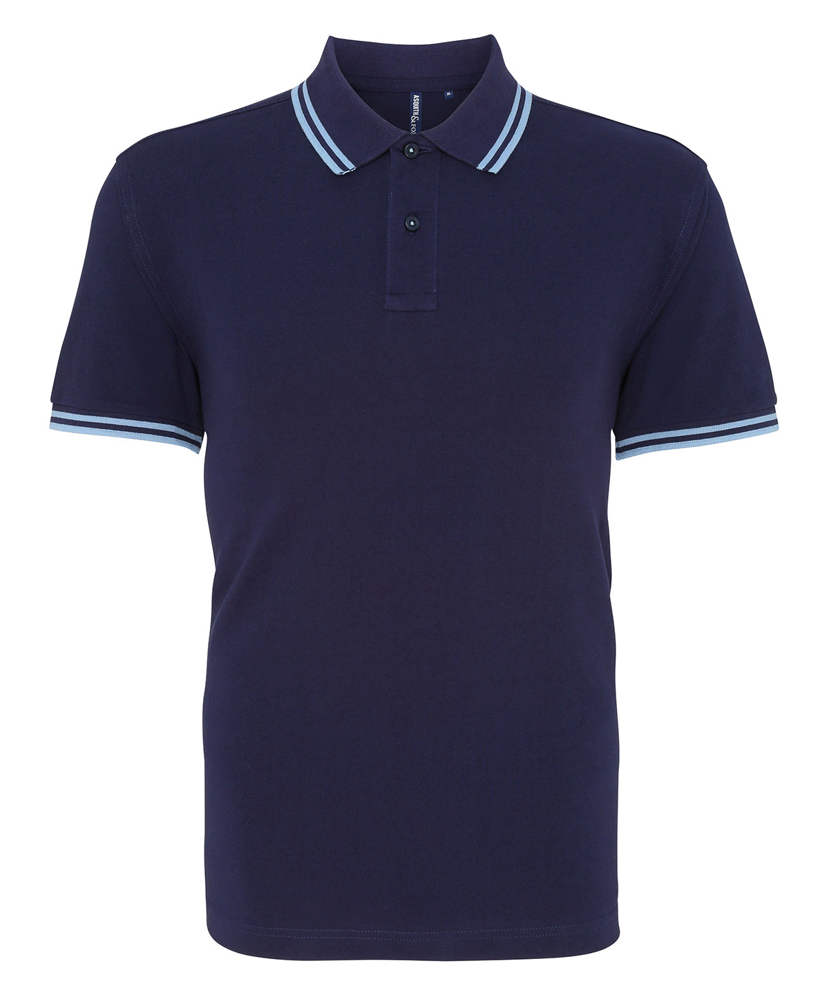 Pólóbolur Asquith & Fox AQ011 – Navy/Cornflower – 3XL