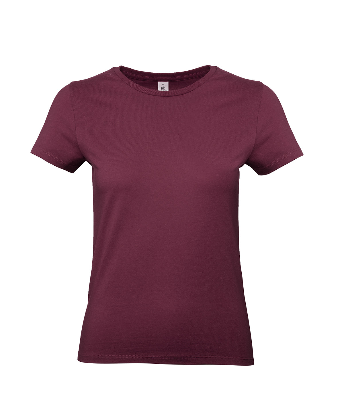 Stuttermabolur B&C Collection B220F – Vínrauður – 2XL