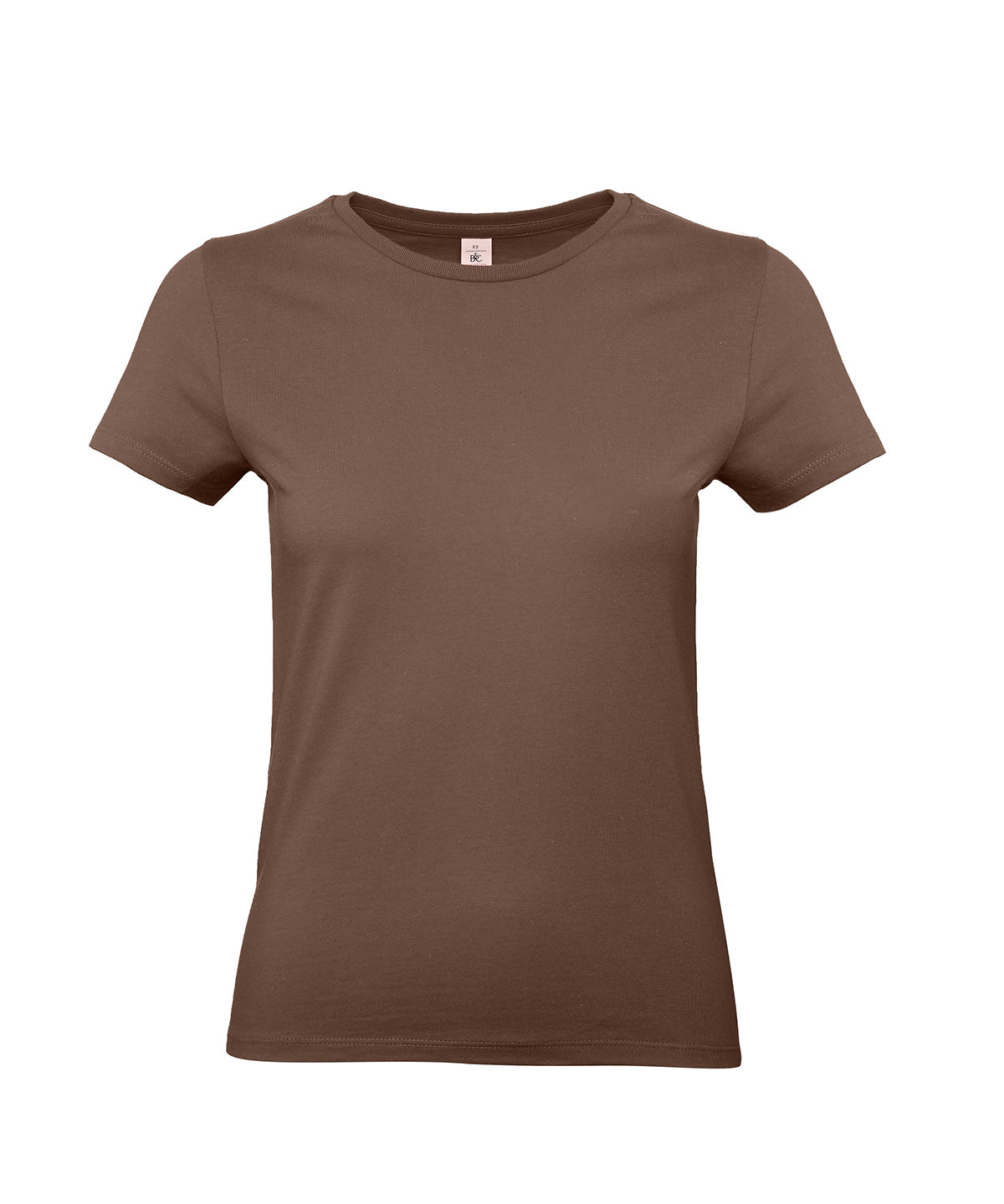 Stuttermabolur B&C Collection B220F – Chocolate – 2XL