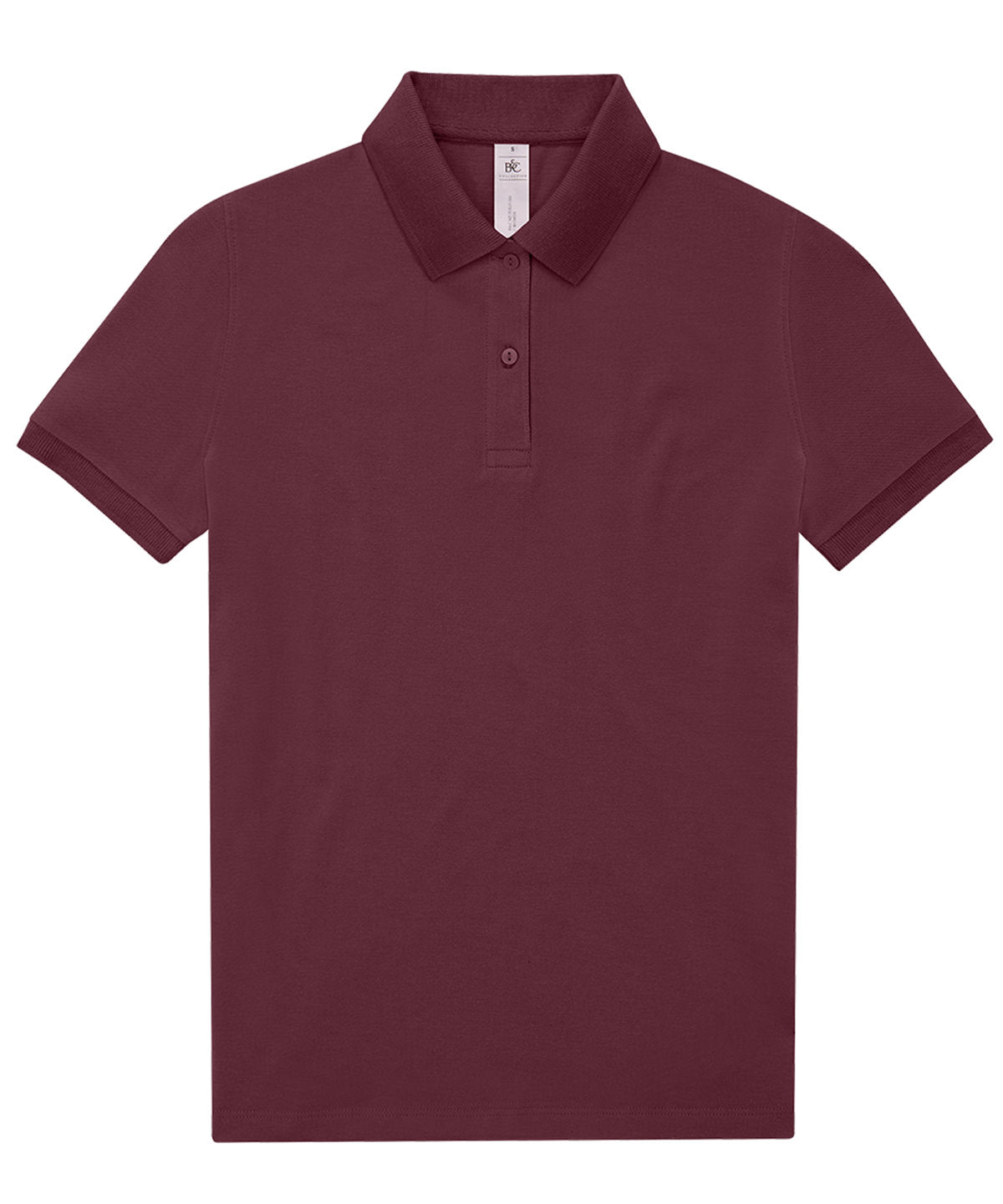 Pólóbolur B&C Collection B261F – Vínrauður – 2XL