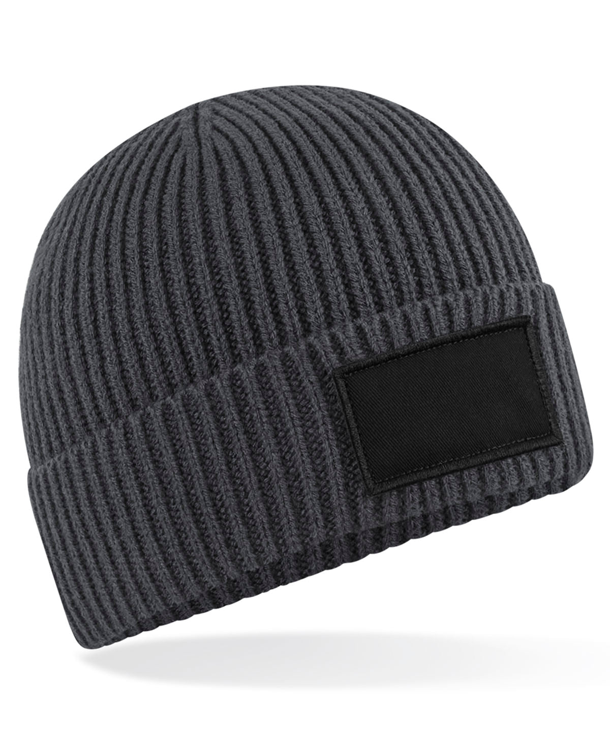 Húfa Beechfield B442R – Graphite Grey/Black – One size