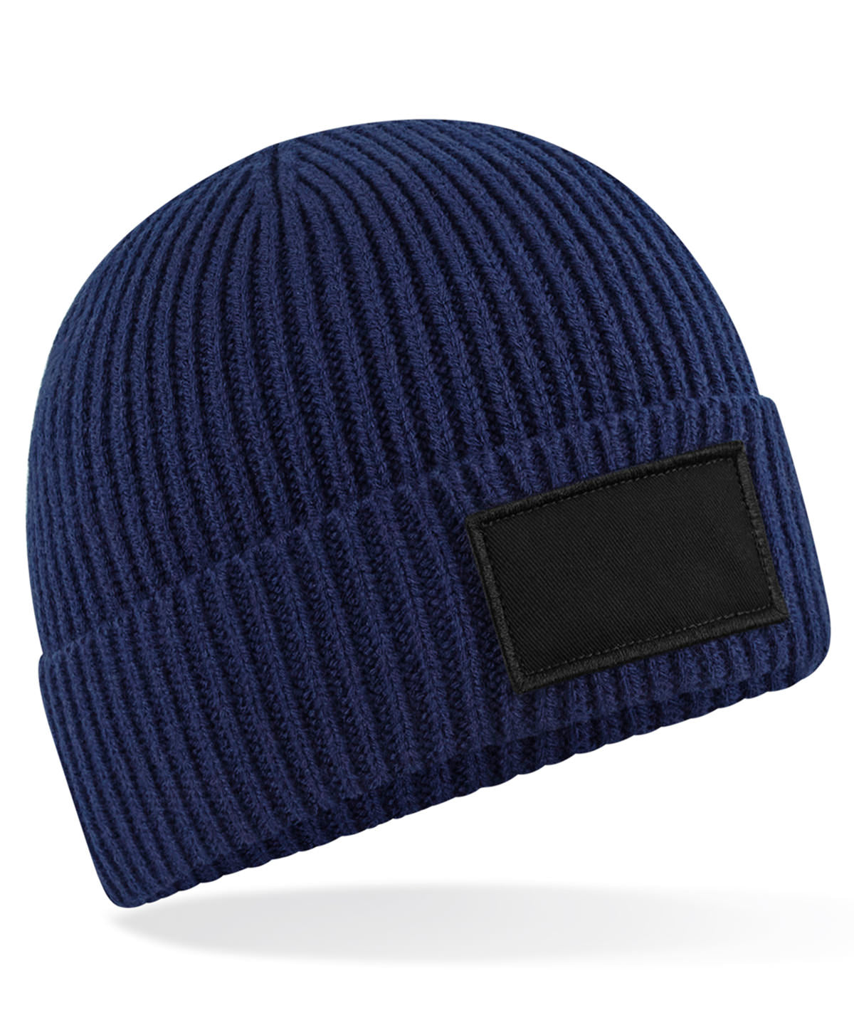 Húfa Beechfield B442R – Oxford Navy/Black – One size
