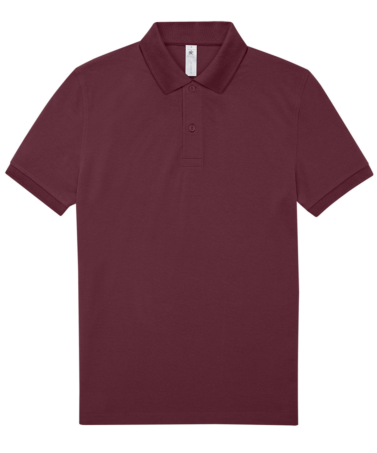 Pólóbolur B&C Collection BA261 – Vínrauður – 3XL