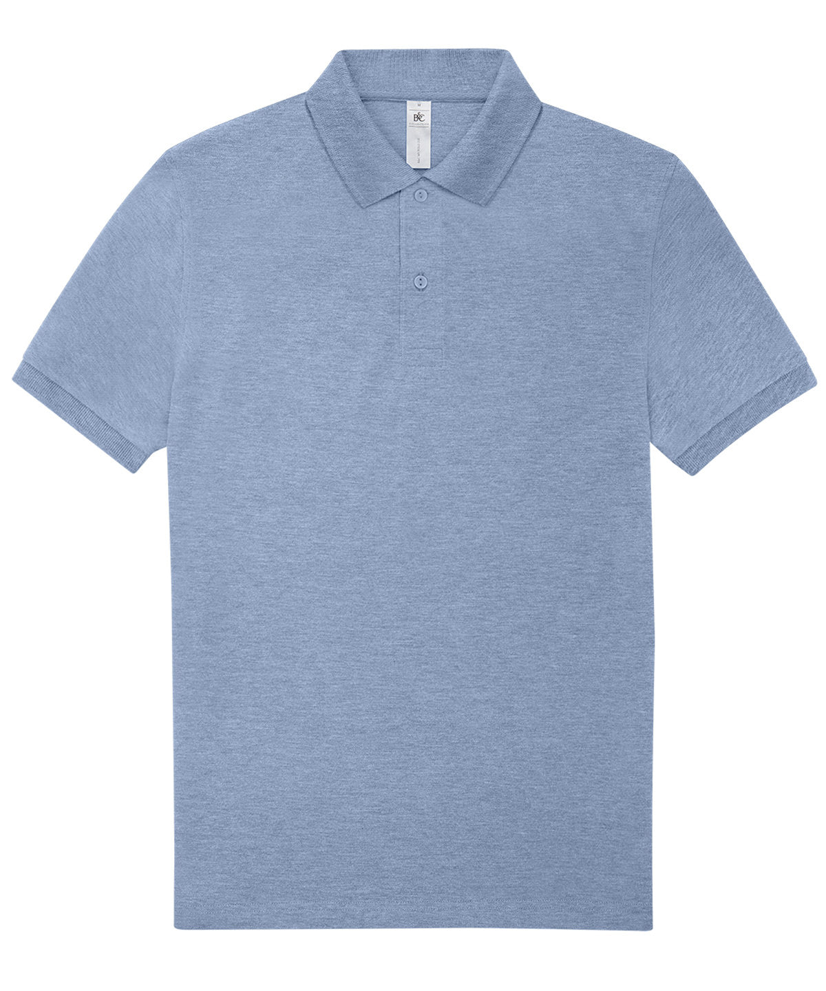 Pólóbolur B&C Collection BA263 – Heather Blue – 3XL