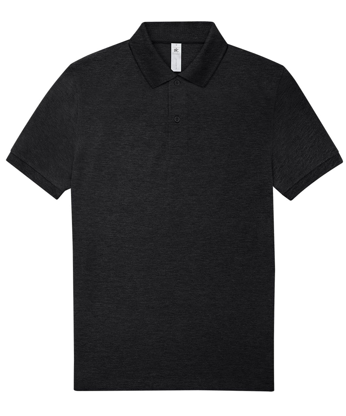Pólóbolur B&C Collection BA263 – Heather Tarmac – 3XL
