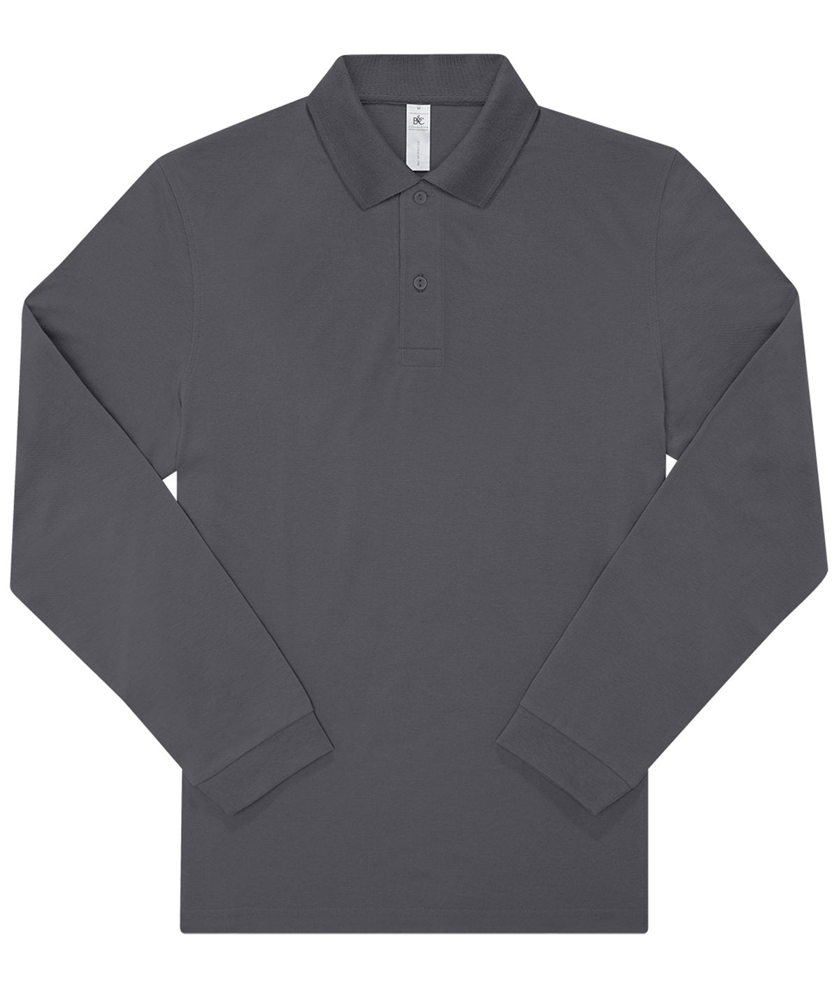 Pólóbolur B&C Collection BA264 – Dökkgrár – 3XL