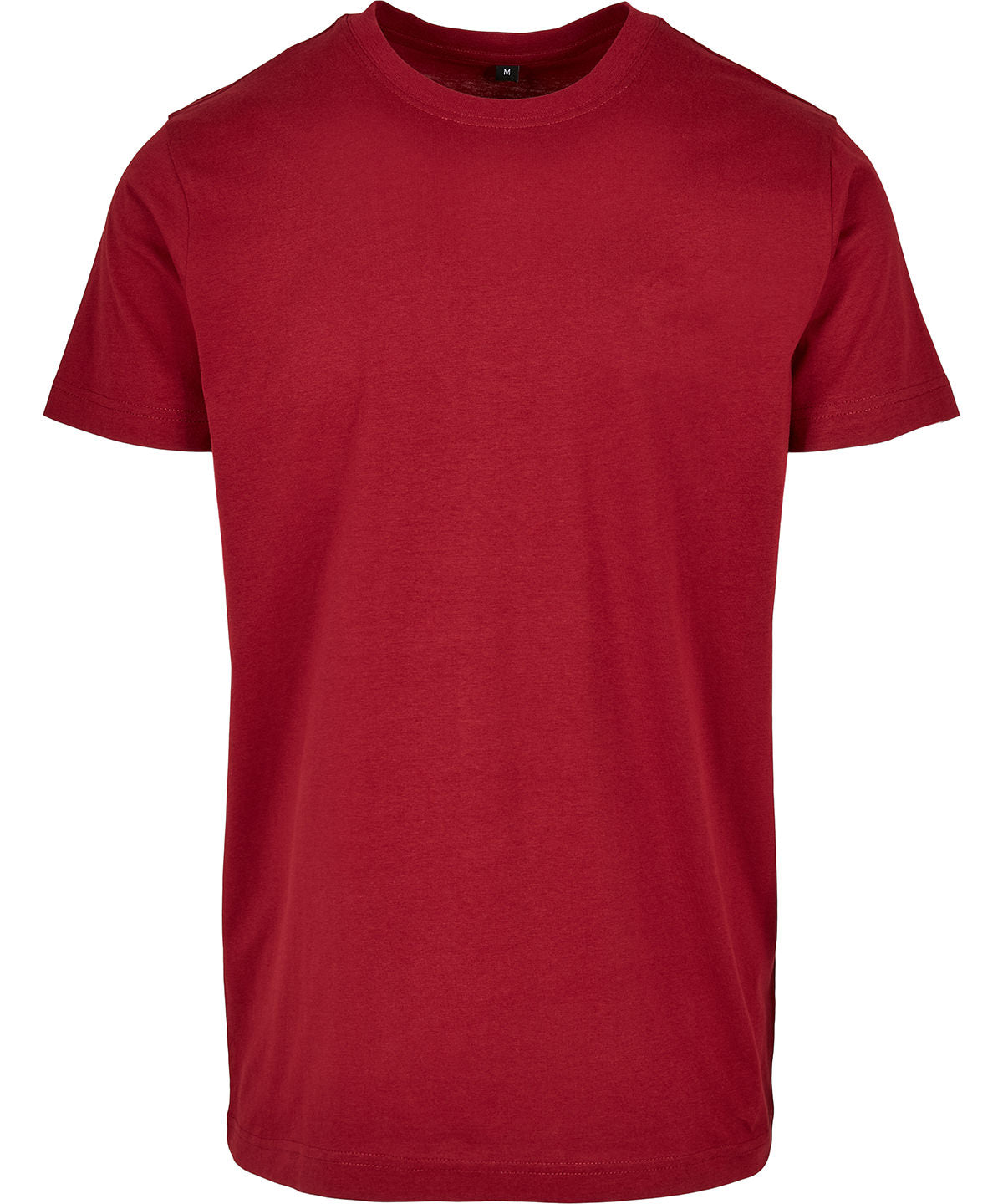 Stuttermabolur Build Your Brand Basic BB010 – Vínrauður – 5XL