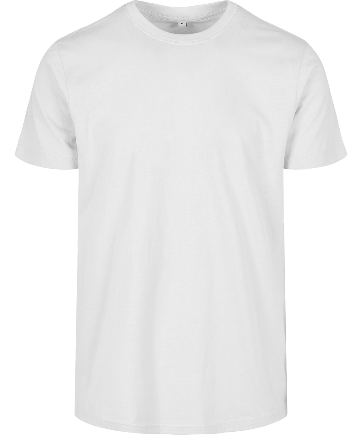 Stuttermabolur Build Your Brand Basic BB010 – Hvítur – 5XL