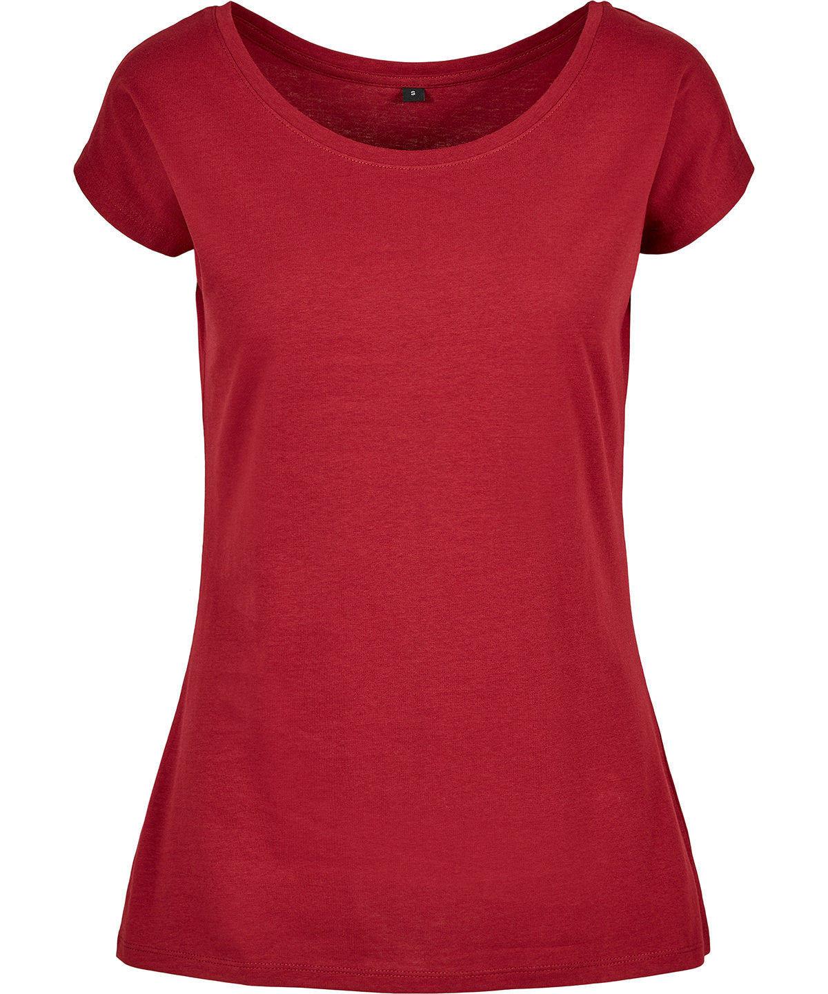 Stuttermabolur Build Your Brand Basic BB013 – Vínrauður – 5XL