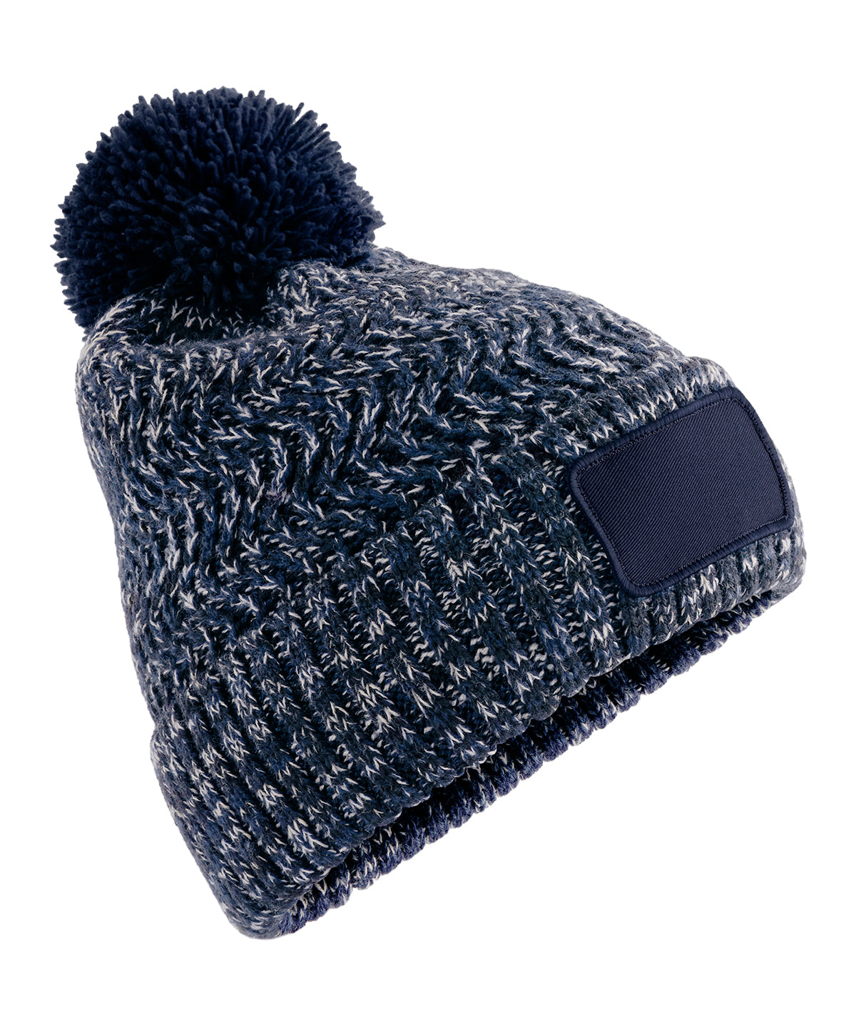 Húfa Beechfield BC331 – Steel Blue Twist