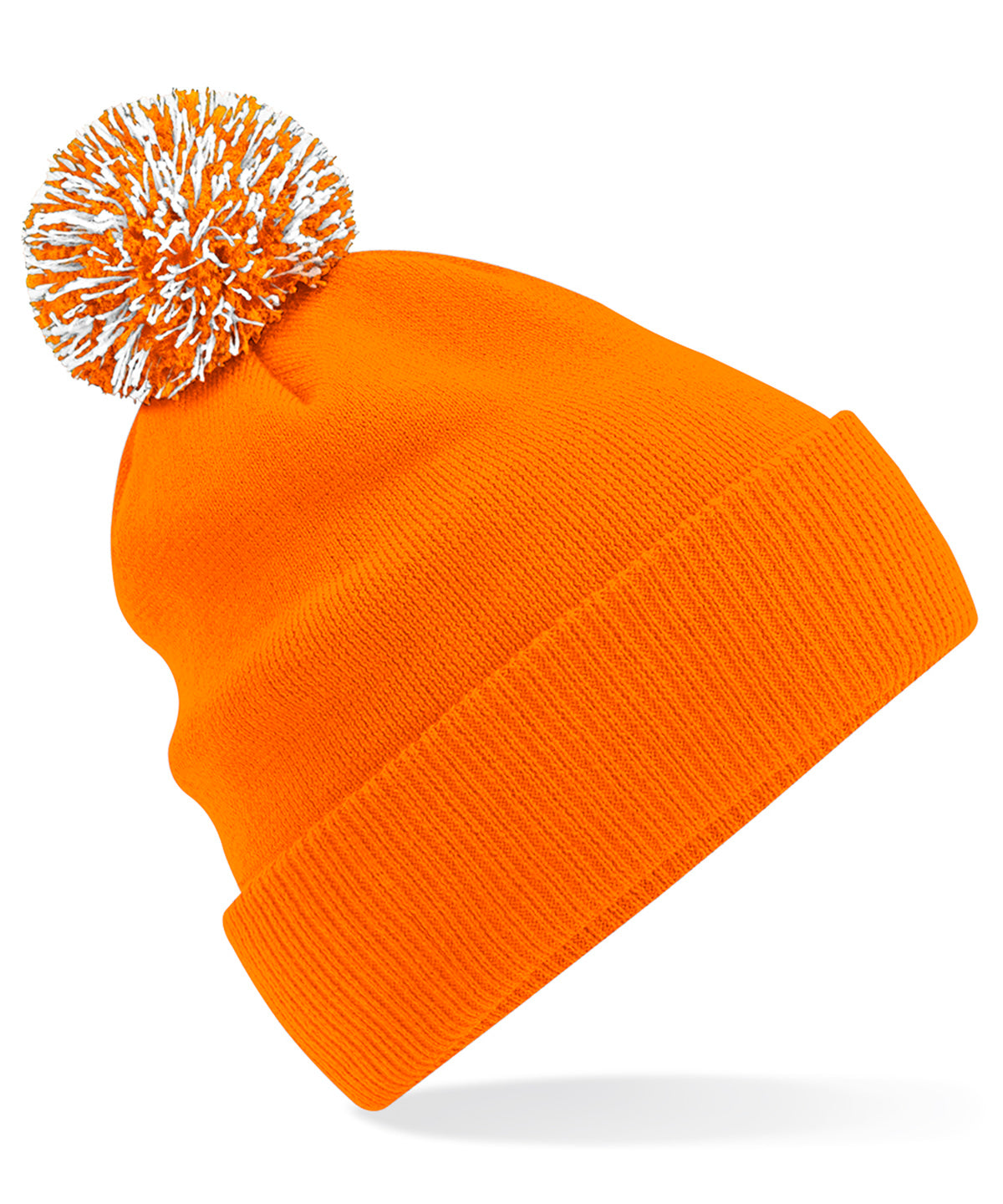 Húfa Beechfield BC450 – Orange/White – One size