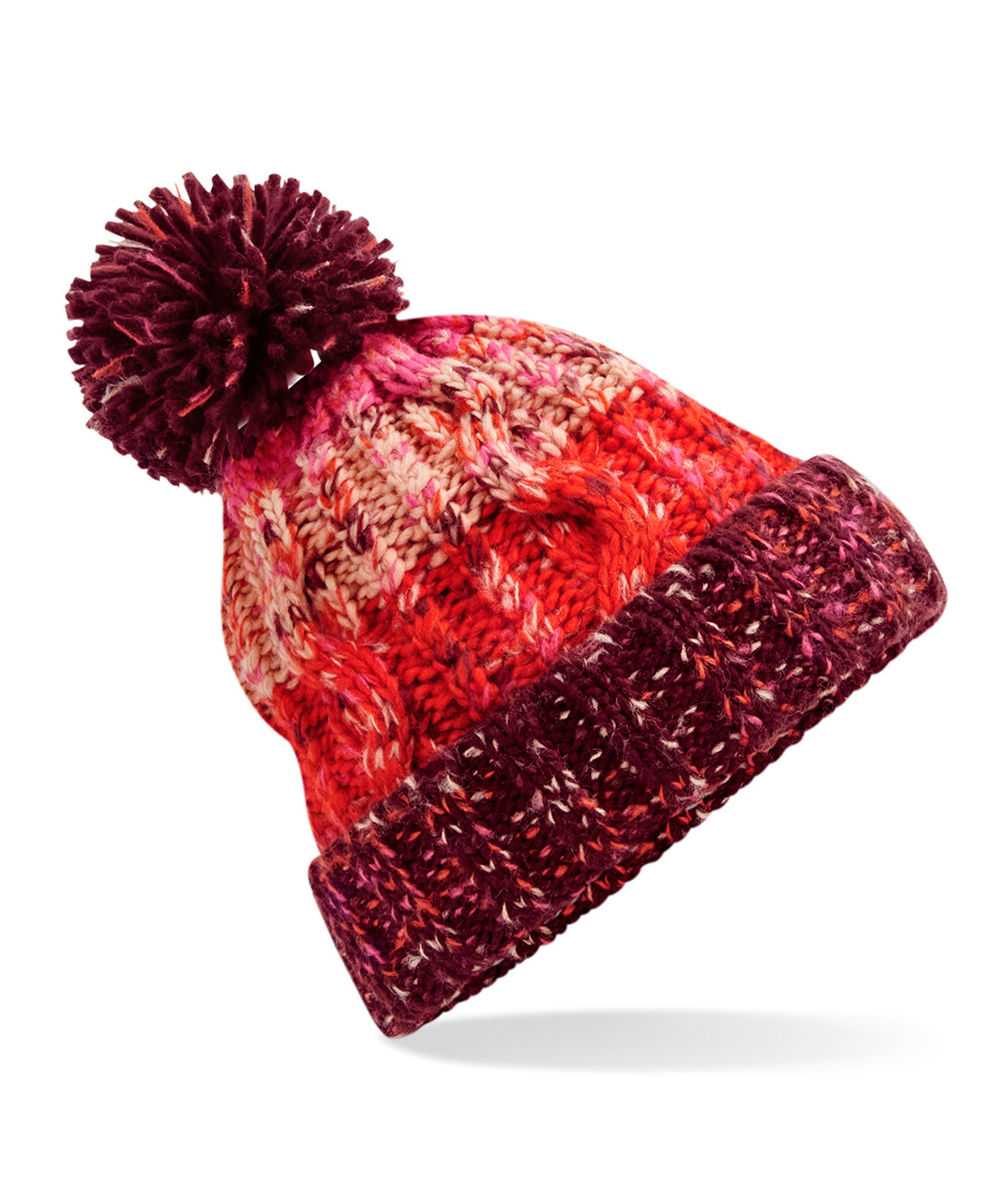 Húfa Beechfield BC486 – Cherry Sherbet – One size