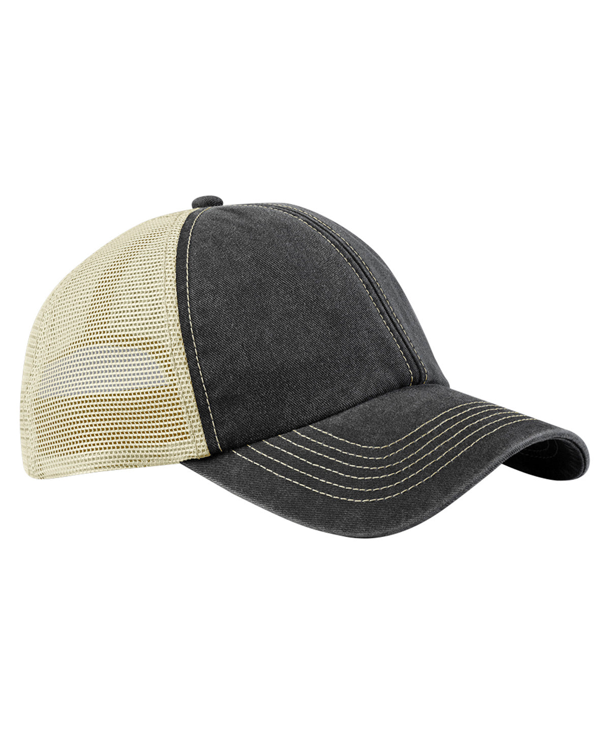 Derhúfa Beechfield BC672 – Vintage Black/Stone – One size