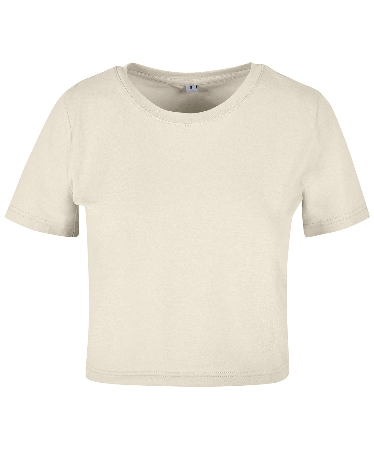 Stuttermabolur Build Your Brand BY042 – White Sand – XL