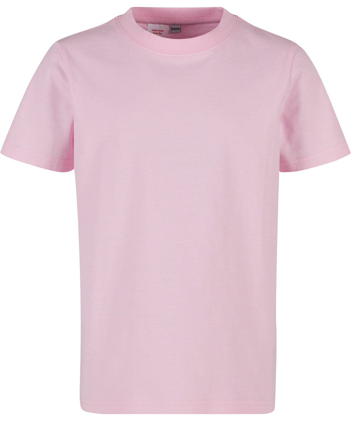Stuttermabolur Build Your Brand BY116 – Soft Pink – 13/14 Years