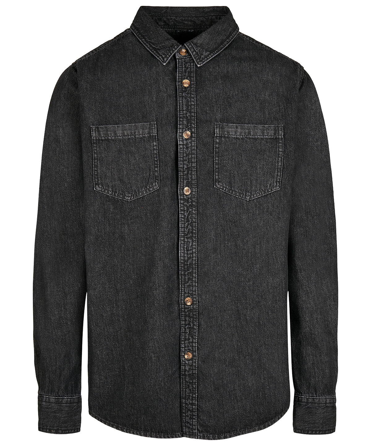Skyrta Build Your Brand BY152 – Black Washed – 5XL