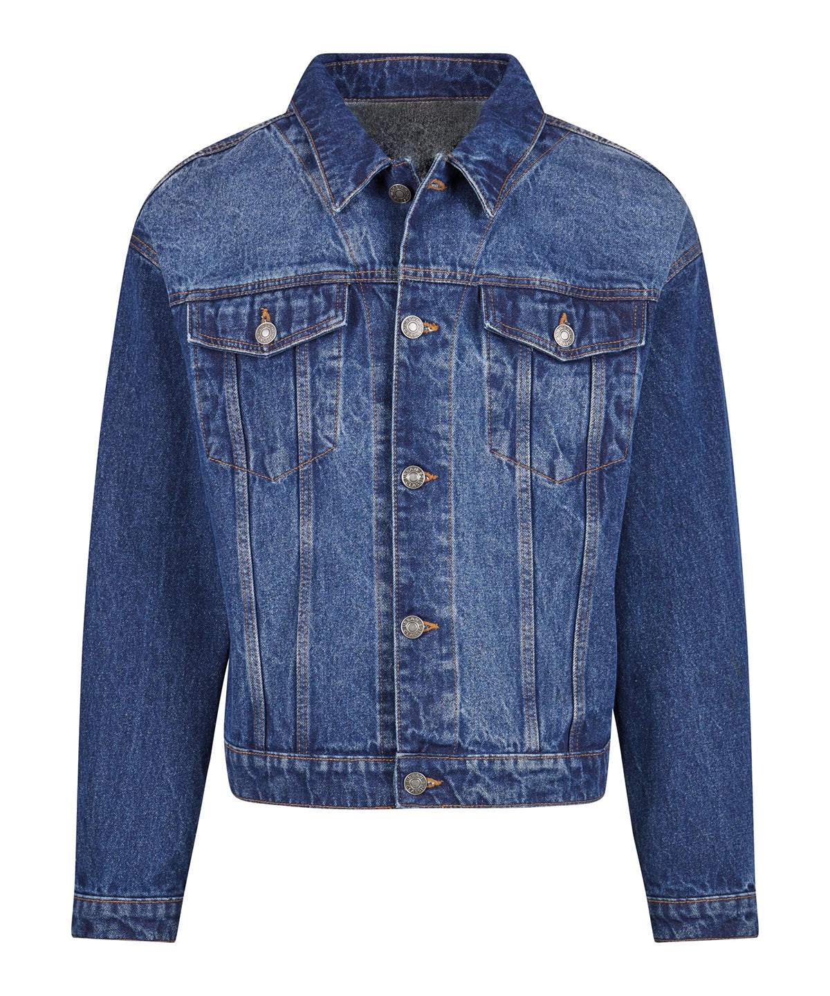 Jakki Build Your Brand BY312 – New Mid Blue Washed – 5XL