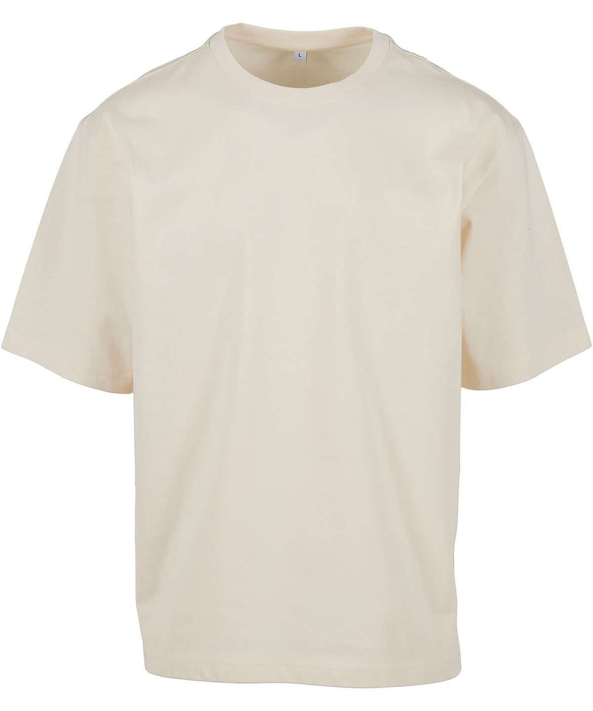 Stuttermabolur Build Your Brand BY391 – White Sand – 5XL
