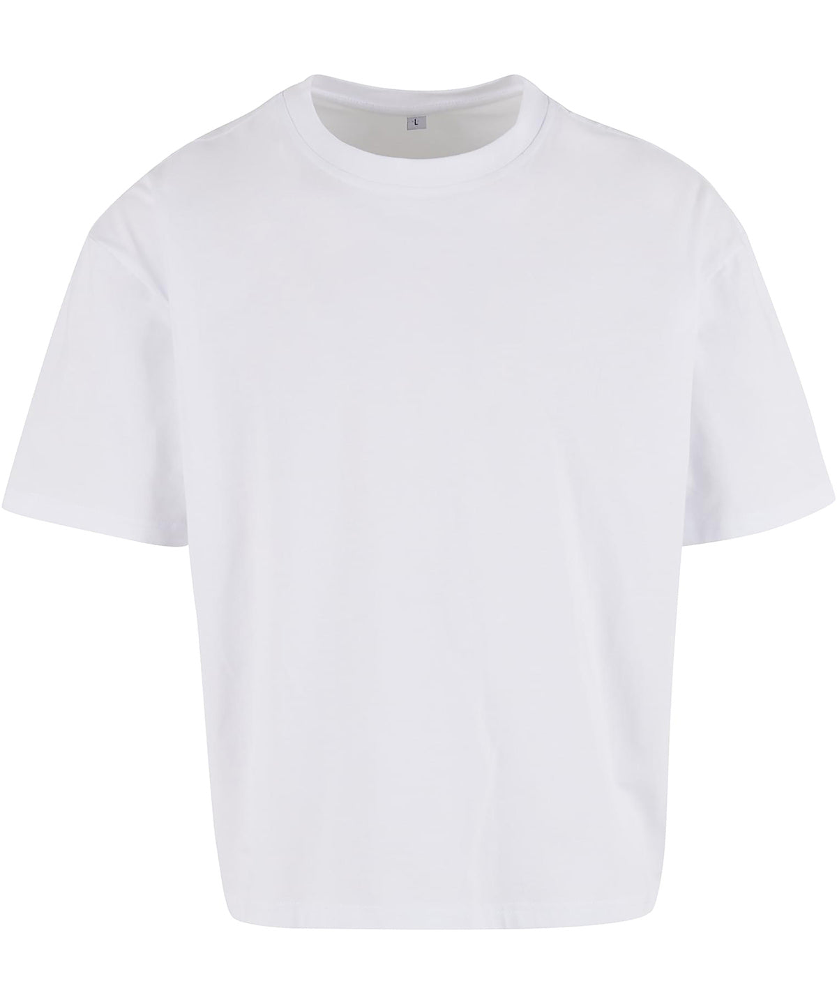 Stuttermabolur Build Your Brand BY439 – Hvítur – 5XL